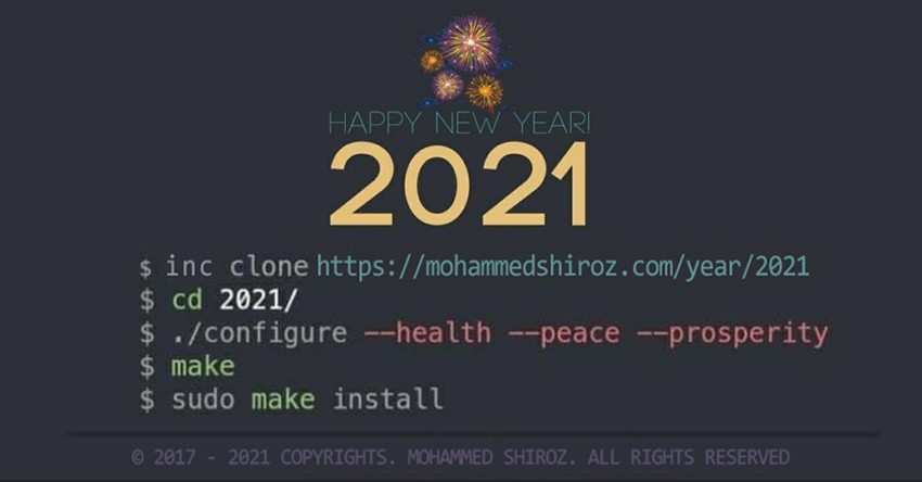 Happy New Year 2021