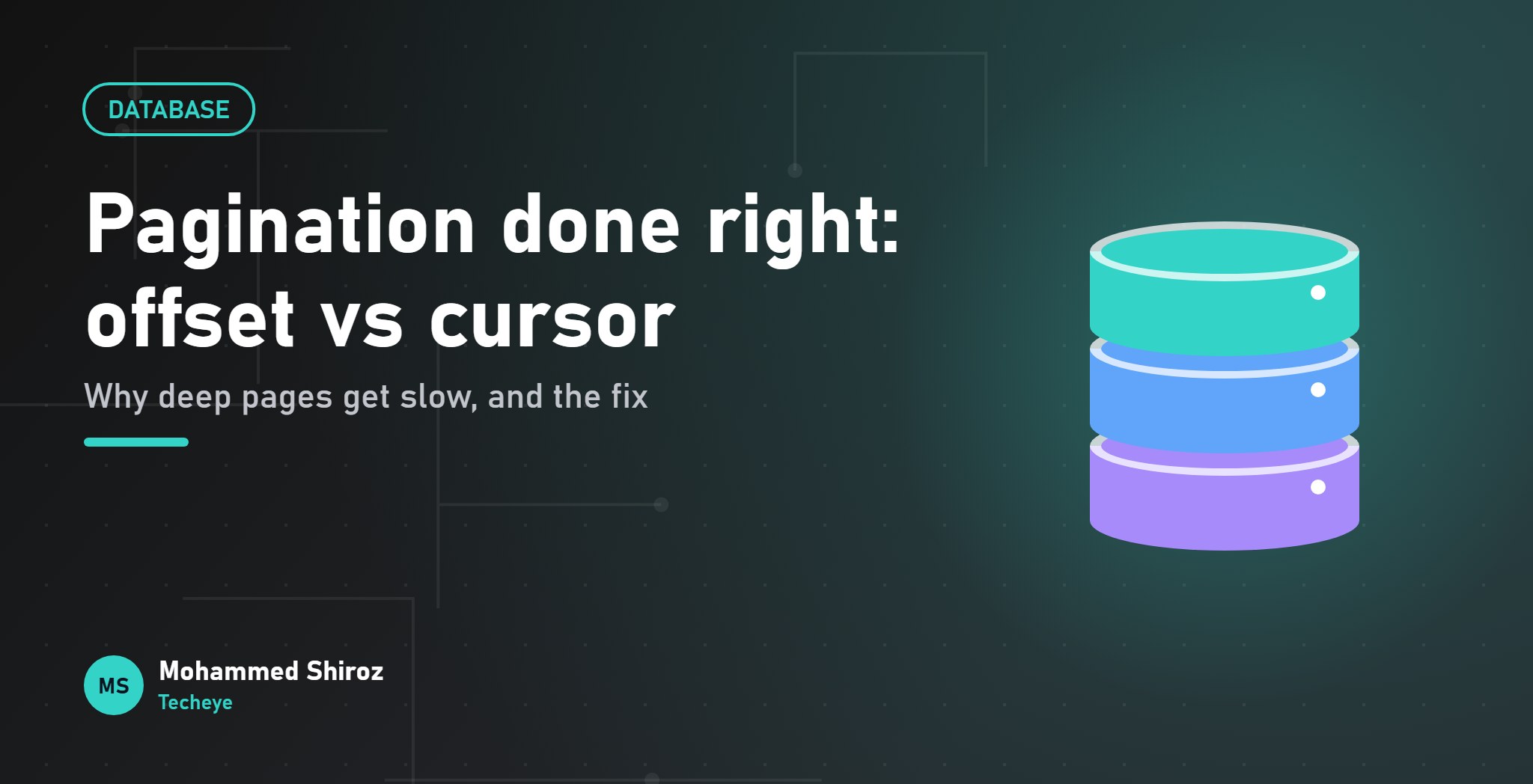 Pagination Done Right: Offset vs Cursor, and Why Page 40,000 Is So Slow