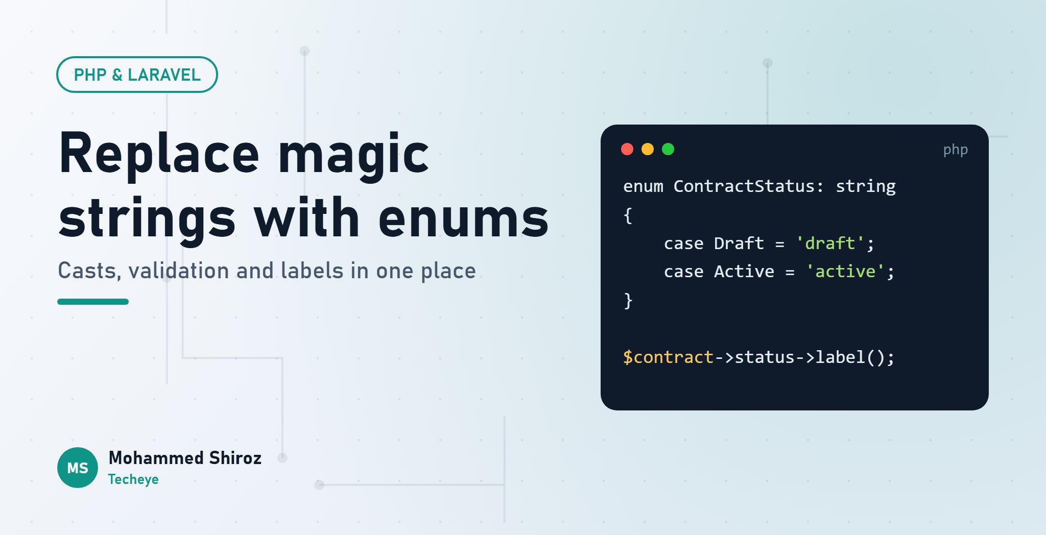 PHP Enums in Laravel: Replacing Magic Strings for Good