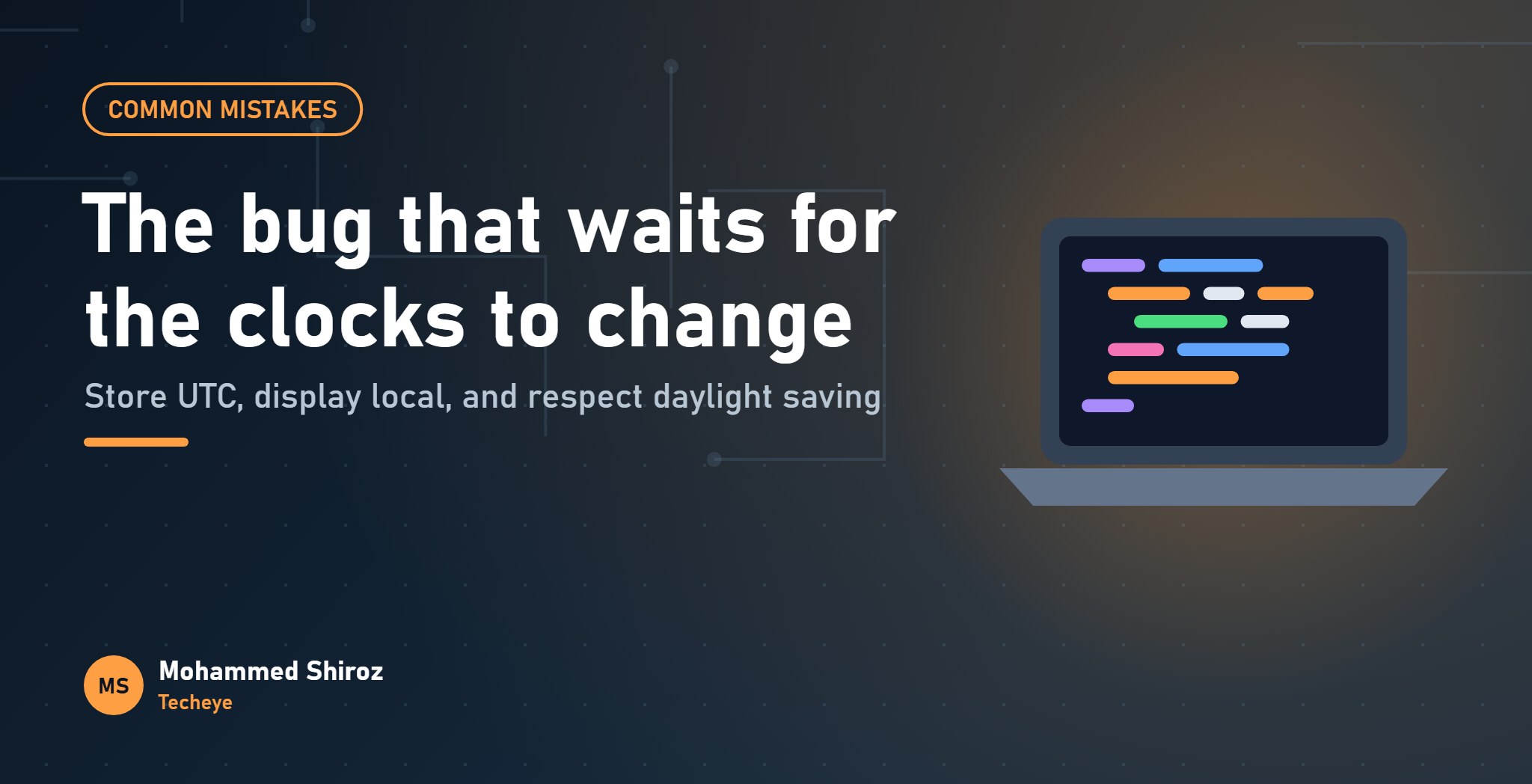 Timezones: The Bug That Waits Patiently for Daylight Saving Time