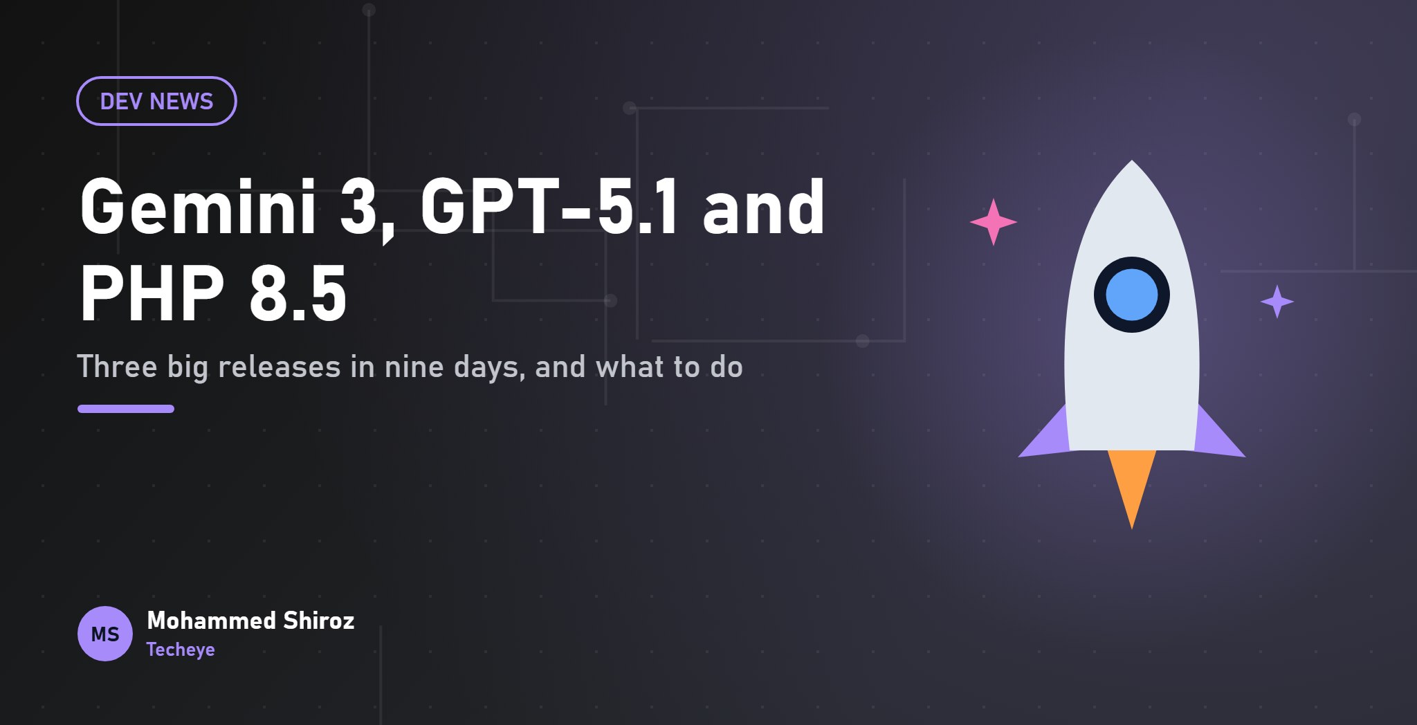 Gemini 3, GPT-5.1 and PHP 8.5: A Busy November for Developers