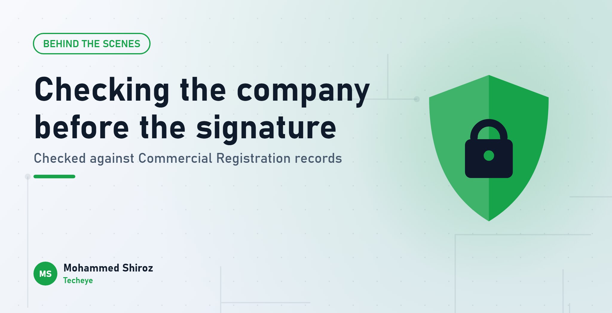 Verifying Company Documents Before a Contract Gets Signed