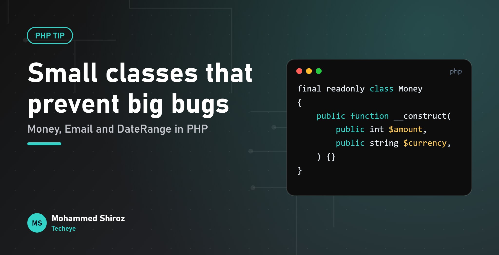 Value Objects in PHP: Small Classes That Prevent Big Bugs