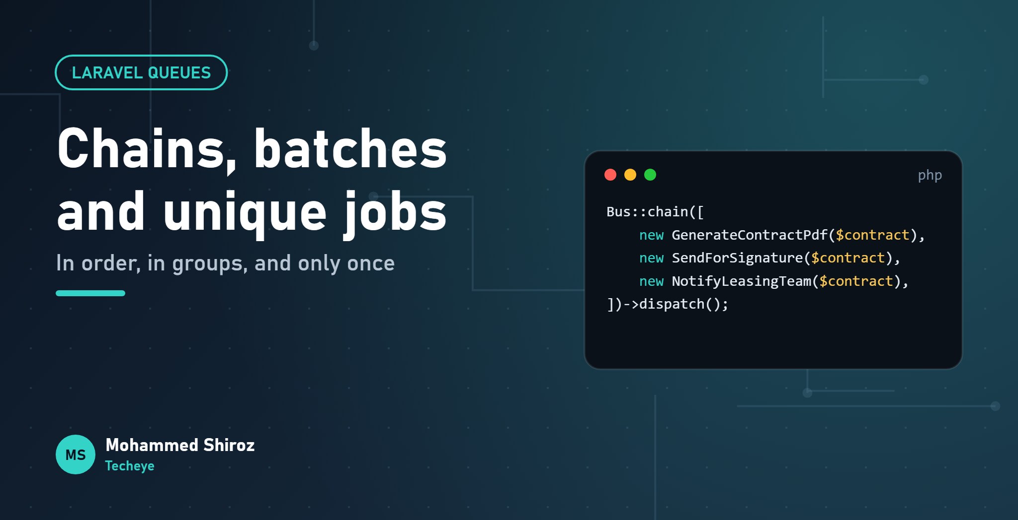 Laravel Queues in Depth: Chains, Batches and Unique Jobs