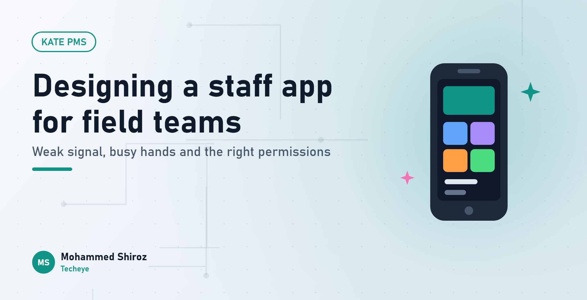 Building a Staff App for Property Teams: Design for the Basement, Not the Desk