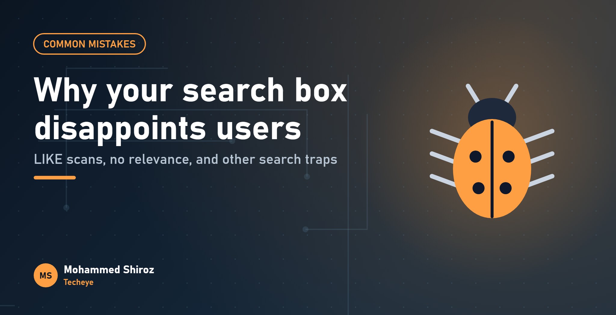 Seven Mistakes When Building Search Features (and What to Do Instead)