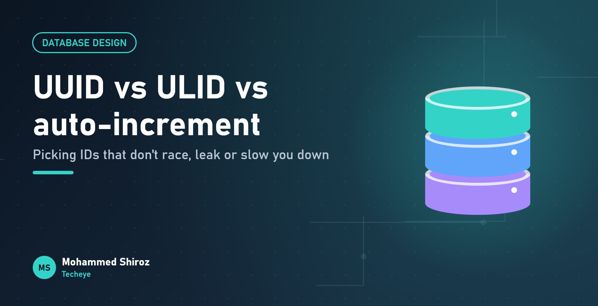 UUID vs ULID vs Auto-Increment: Choosing IDs That Don't Race, Leak or Slow You Down