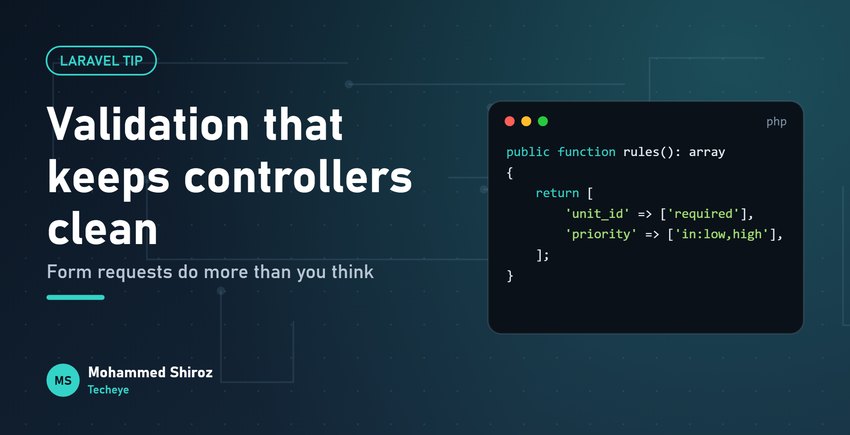 Laravel Form Requests: Validation That Keeps Your Controllers Clean