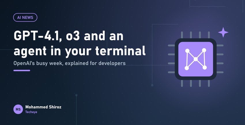 OpenAI's April for Developers: GPT-4.1, o3, o4-mini and Codex CLI