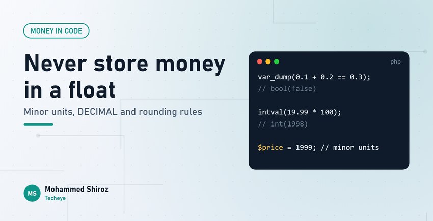 Handling Money in Code: Integers, Decimals and Rounding Done Right