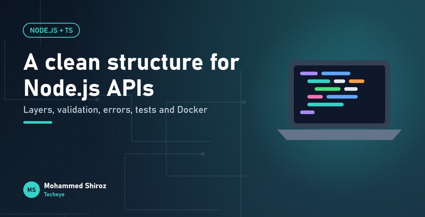 A Clean Project Structure for TypeScript and Node.js API Services
