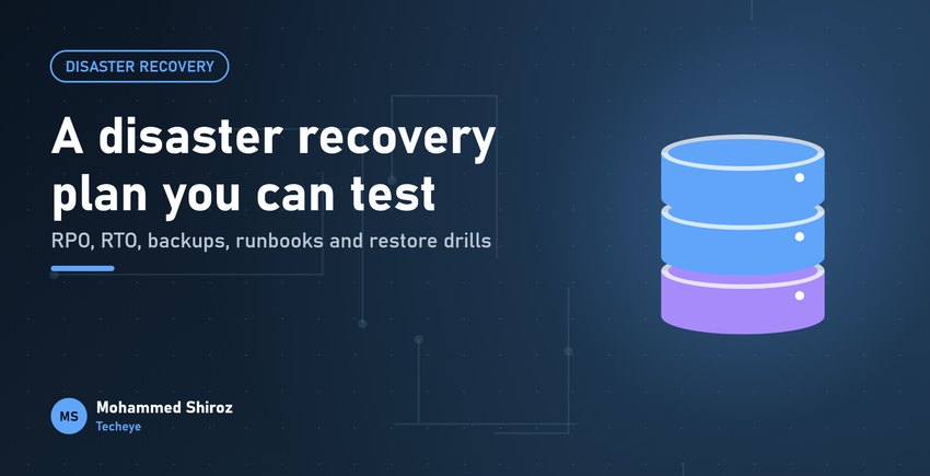 Disaster Recovery for Small Teams: A Realistic Plan You Can Actually Test